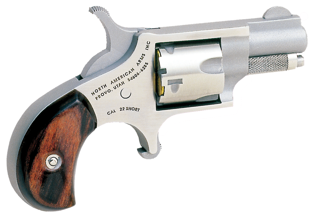 NORTH AMERICAN ARMS NAA-22S 22 SHORT MINI REV 11/8` BBL 