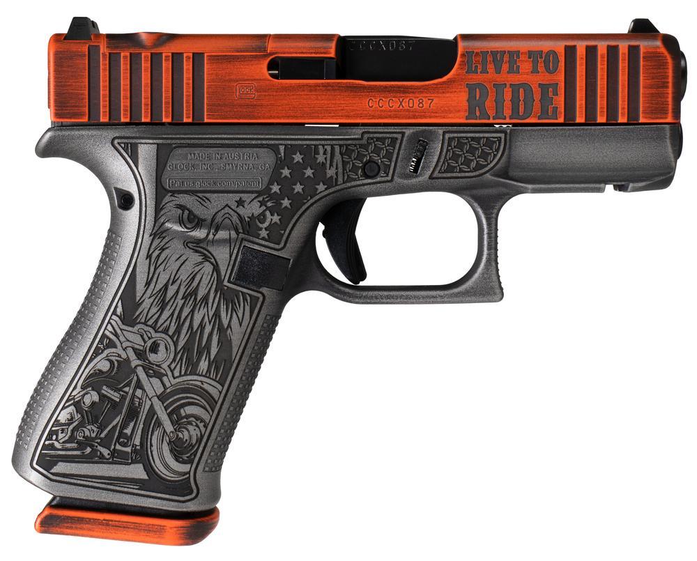 GLOCK PX4350201FRMOSMC G43X 9MM MOTORCYCLE LIVE TO RIDE