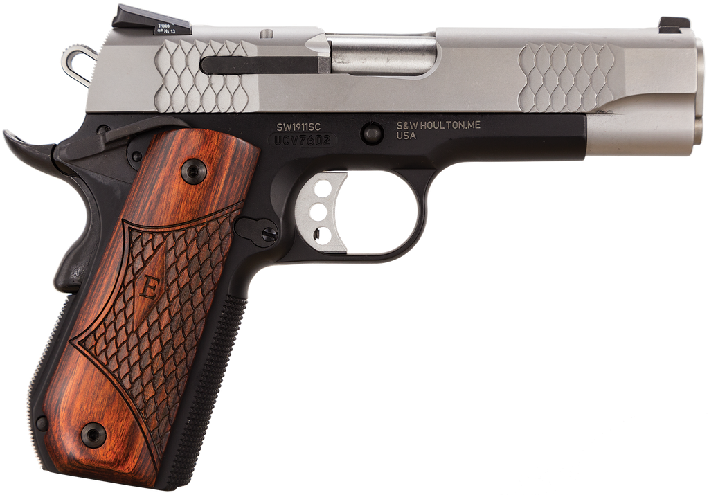 ON SALE! SMITH & WESSON 108485 1911SC E-SERIES 45 ACP SCANDIUM 4" BBL