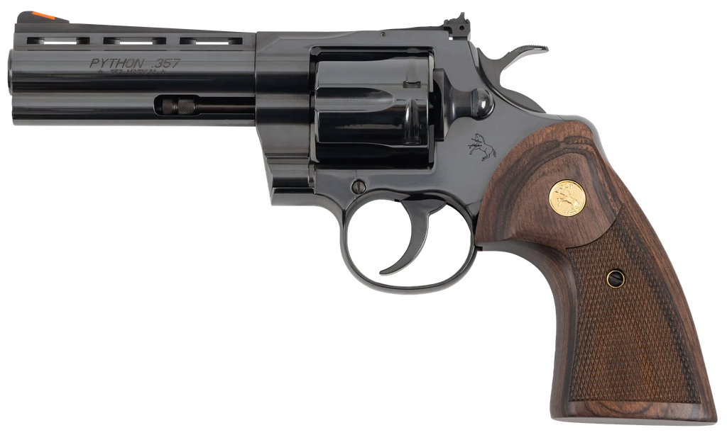 COLT PYTHON BLUED 357 MAGNUM 4.25" BBL  PYTHON-BP4WTS