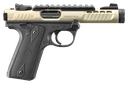 RUGER 43955 MARK IV 22/45 LITE 22 LR  4.40" THREADED BARREL CHAMPAGNE