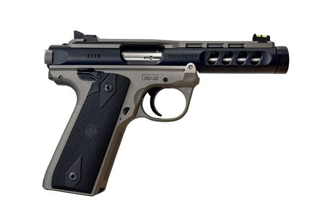 RUGER 43960 MARK IV 22/45 LITE 22 LR SHIELD RMSC MOUNT ELITE CONCRETE 
