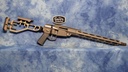 Q LLC MINIFIX-556-16IN-GRAY ADJUSTABLE FOLDING STOCK 5.56MM