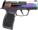 SIG SAUER 365X9RBTMS P365X MICRO 9MM 12+1, 3.10"  RAINBOW TITANIUM OPTIC READY