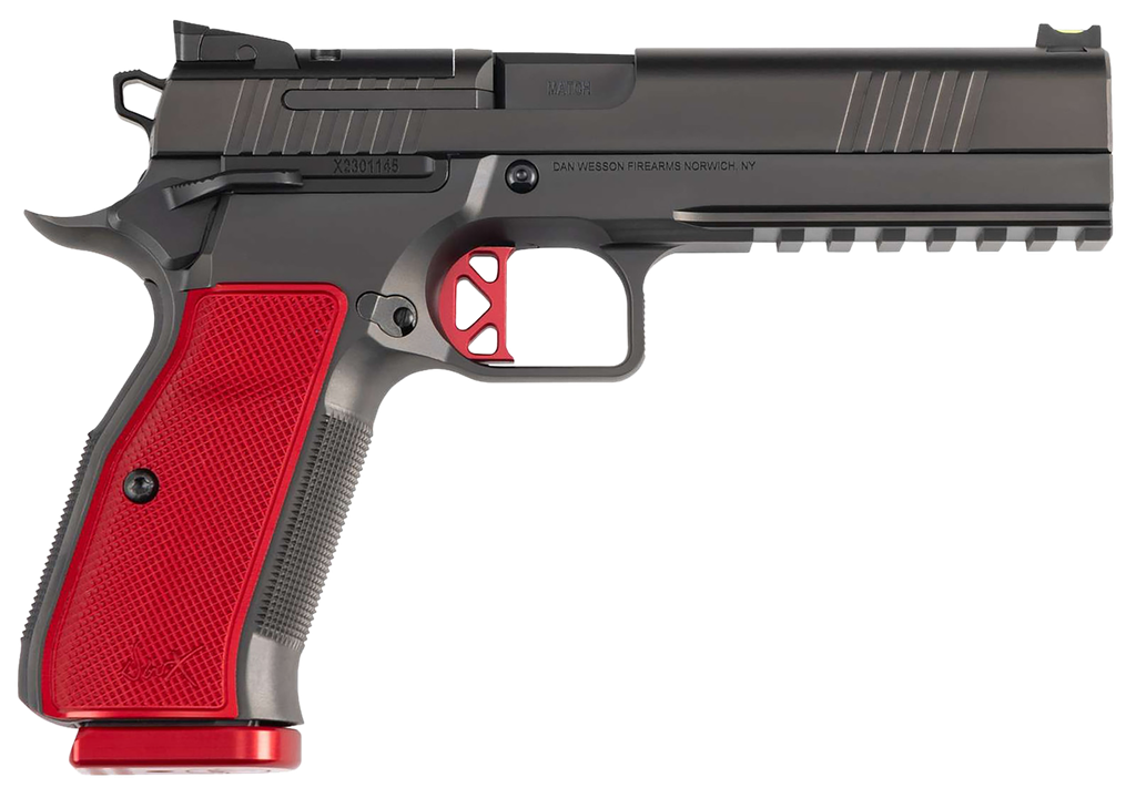 DAN WESSON DWX OPTICS READY 9MM 4.95` BBL BLACK DLC 92003