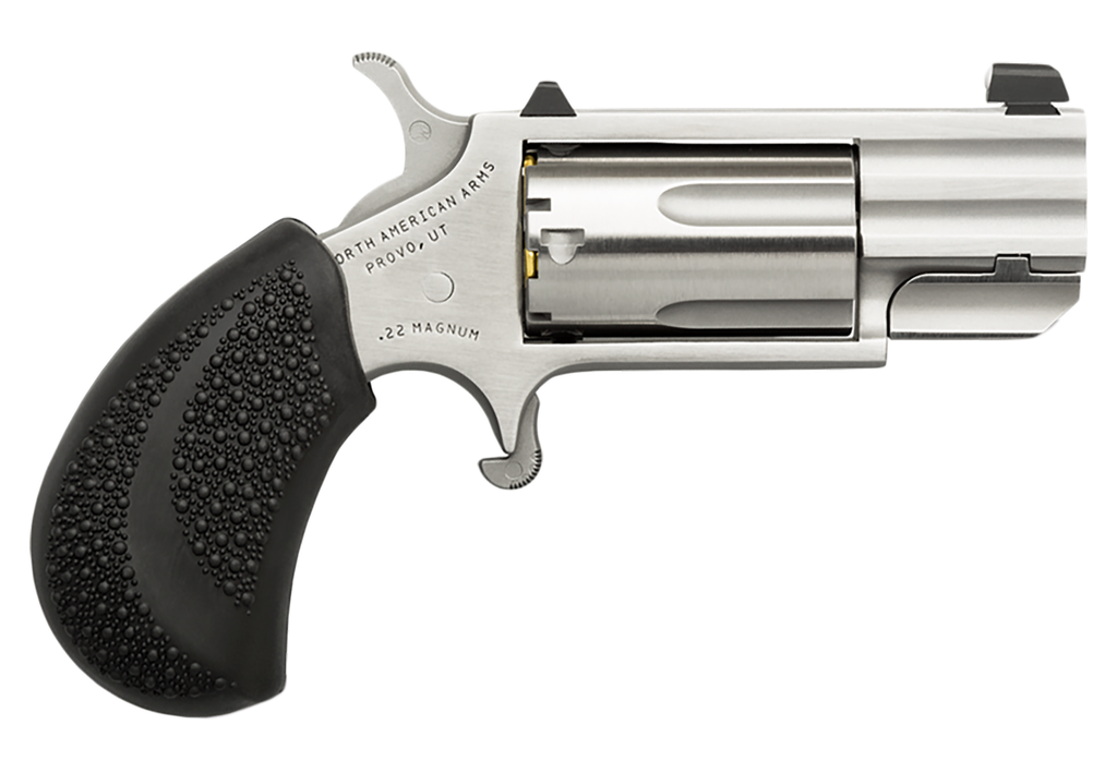 NORTH AMERICAN ARMS 22 MAG PUG W/WHITE SIGHTS NAA-PUG-D
