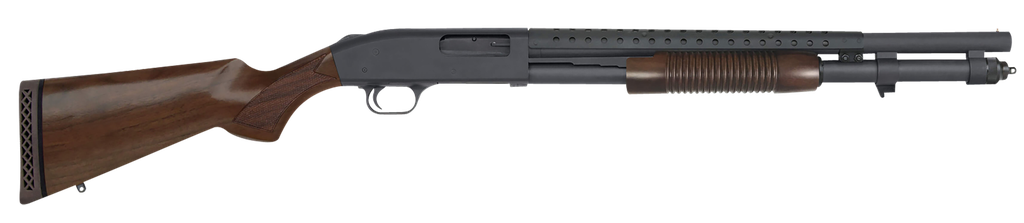 MOSSBERG 12 GA 590 RETROGRADE PERSUADER 20" BBL WOOD 52150