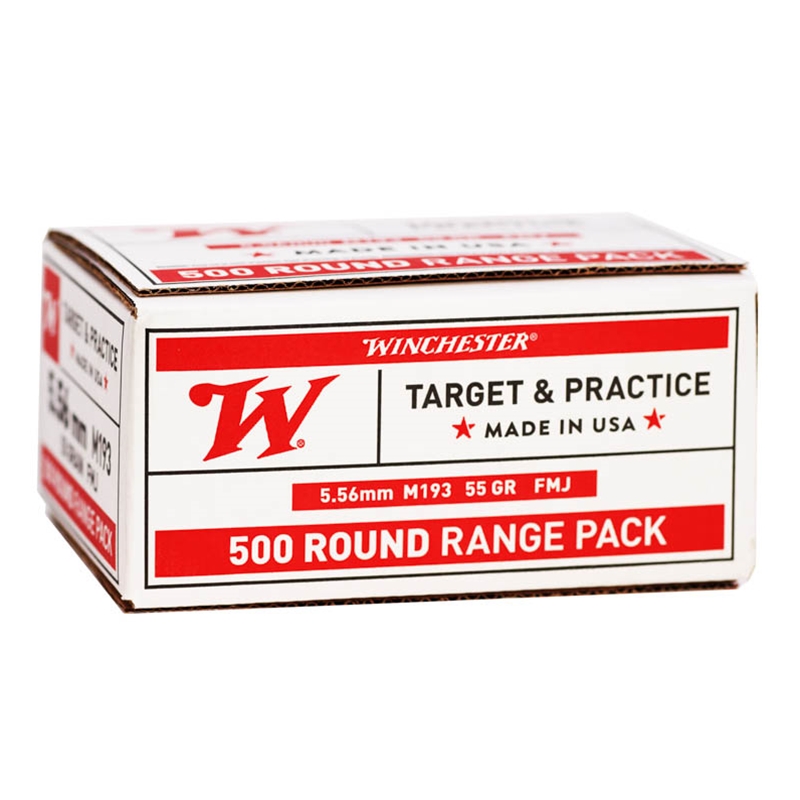 WINCHESTER WM193500 TARGET /  PRACTICE 5.56MM 500 RJNDS
