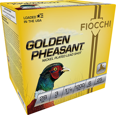FIOCCHI 283GP6 28 GA 3" 1/16 OZ 1200 FPS #6
