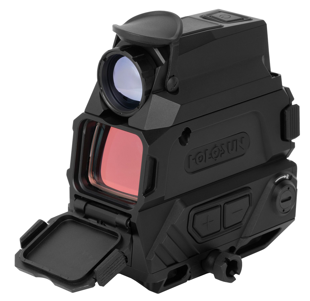 HOLOSUN DRSTH DRS THERMAL REFLEX SIGHT  BLACK ANODIZED 1X/3X/5X 1.20" X 0.98" 2 MOA RED DOT/65 MOA CIRCLE MULTI RETICLE THERMAL OVERLAY