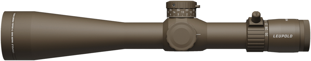 LEUPOLD 185073 MARK 5HD FLAT DARK EARTH 7-35X56MM, 35MM TUBE, FFP PR2 MIL RETICLE