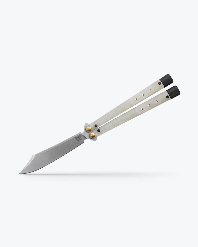 BENCHMADE 99 NECRON JADE G10 LATCHLESS BALI-SONG CPM-S30V STEEL
