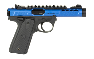 RUGER 43961 MARK IV 22/45 LITE BLUE 4.4" THREADED BBL