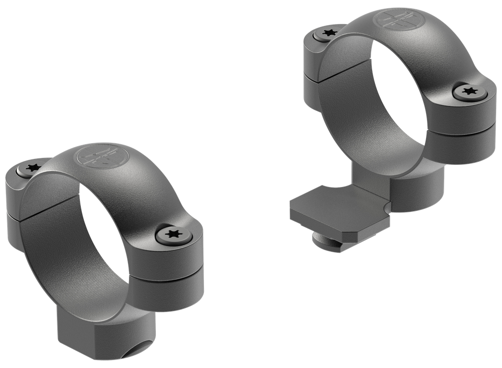 LEUPOLD 51035 STANDARD SCOPE RING SET MATTE BLACK STEEL, 30MM TUBE HIGH EXTENDED