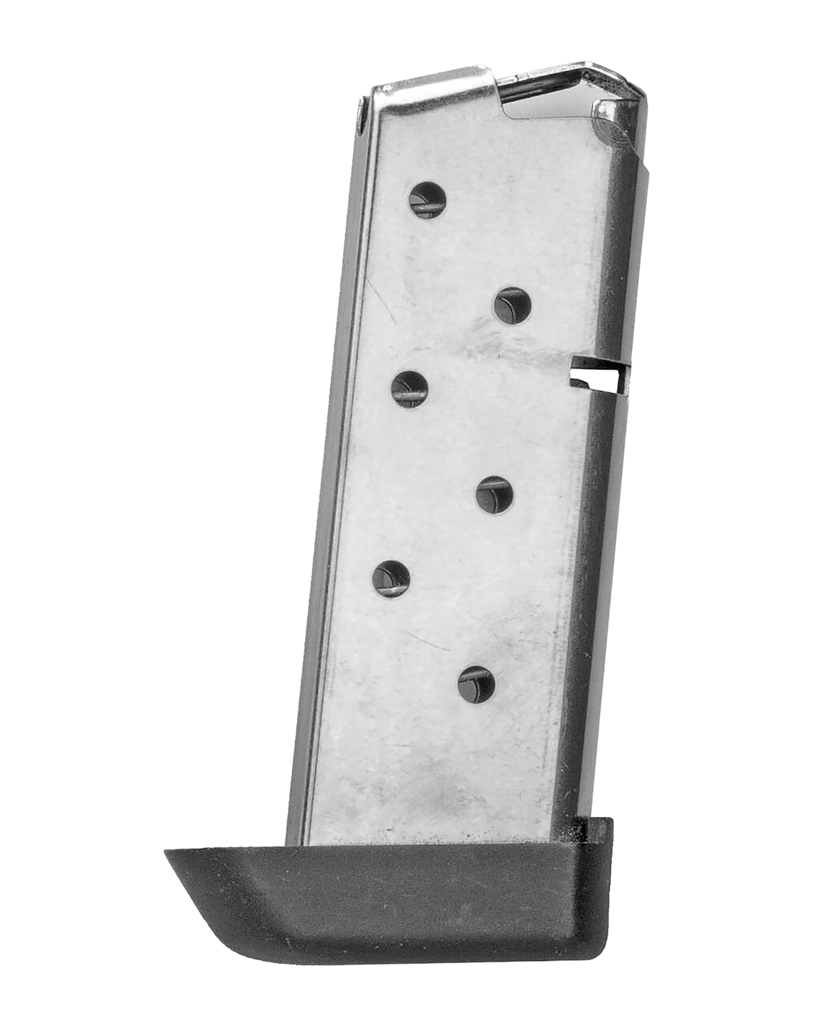 KIMBER 1200164A MICRO W/ BASE PAD 7 ROUND 380 ACP SILVER MAGAZINE