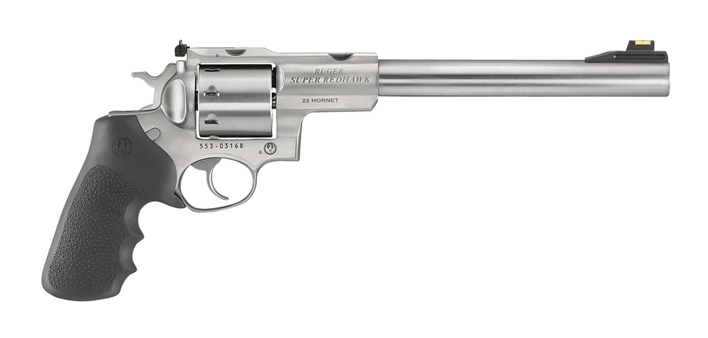 RUGER 5526 SUPER REDHAWK 22 HORNET 9.5" SS BBL 8-SHOT 