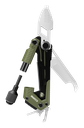 REAL AVID AVGTCORSG CORE GUN TOOL SHOTGUN OLIVE GREEN/BLACK STAINLESS STEEL FOLDING 1.50" SHOTGUN