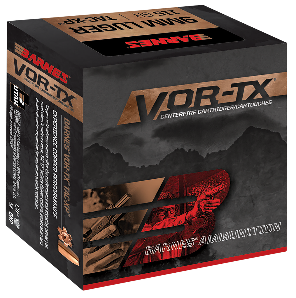 BARNES BULLETS 31180 VOR-TX HANDGUN 10MM 155 GRAIN BARNES 20 RNDS