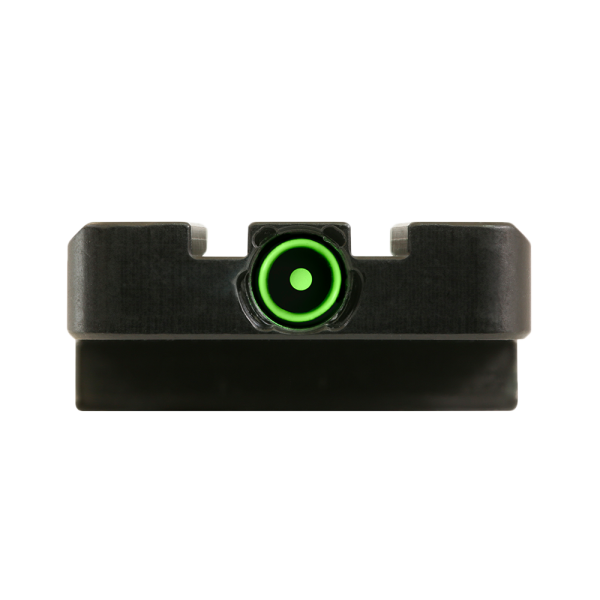 MEPROLIGHT USA 631013108 MEPRO FT BULLSEYE REAR SIGHT FIXED TRITIUM/FIBER OPTIC GREEN BLACK FRAME FOR MOST GLOCK (EXCEPT 42,43,43X,48)