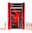 HORNADY 2250 MATCH  22 CAL .224 53 GR HOLLOW POINT MATCH 100 PER BOX/ 40 CASE