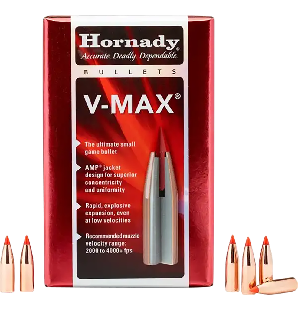 HORNADY 22411 V-MAX 6MM .243 58 GRAIN 100 CNT