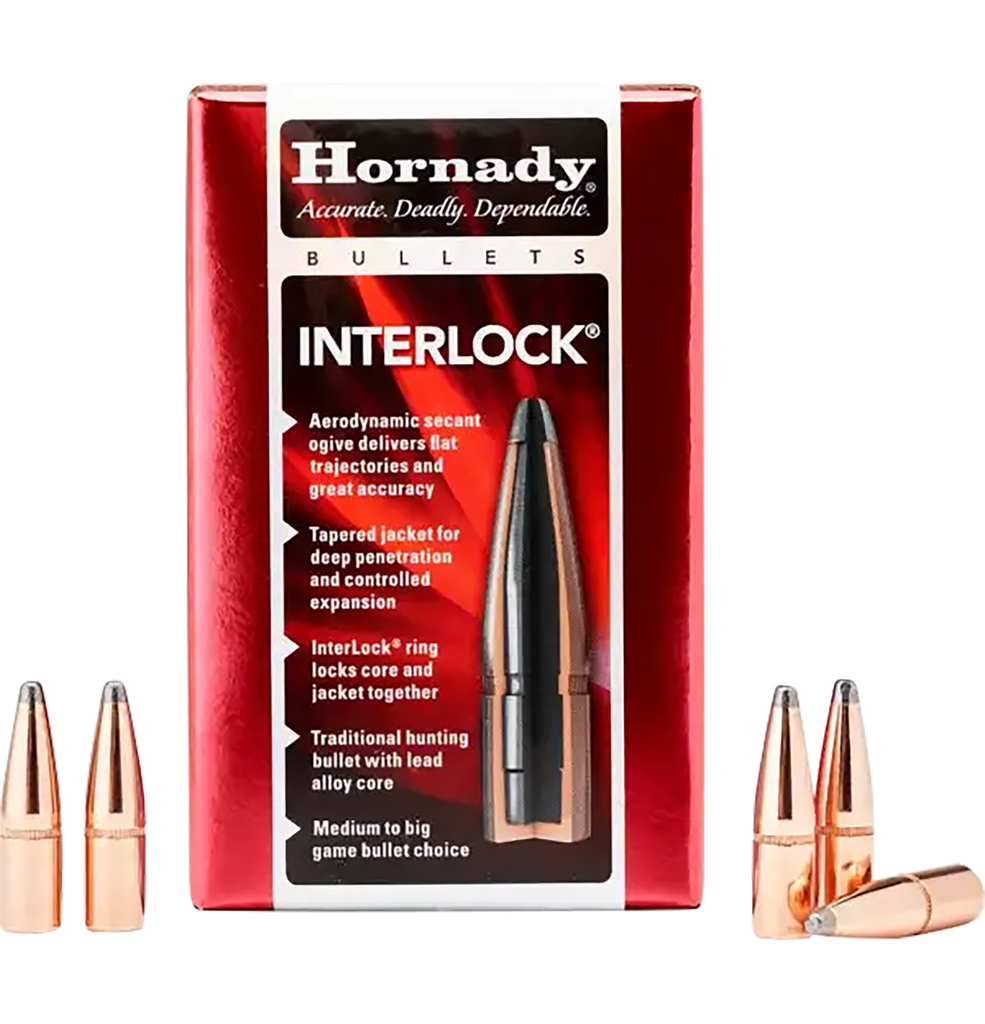HORNADY 3072 INTERLOCK  30 CAL .308 180 GRAIN BT SP 100 CNT