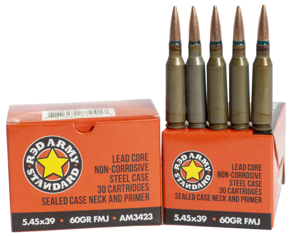 CENTURY ARMS AM3423 5.45X39MM 60 GRAIN FMJ RED ARMY STANDARD 30 RNDS