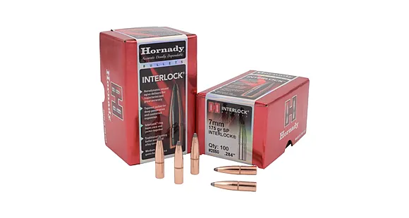 HORNADY INTERLOCK SP 7MM/.284 CAL 175GR BULLETS (100/BOX) 2850