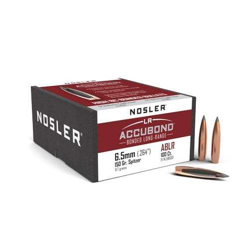 NOSLER ACCUBOND LONG RANGE BULLETS 6.5MM .264" 150GR 100/RD ITEM : NO 58930