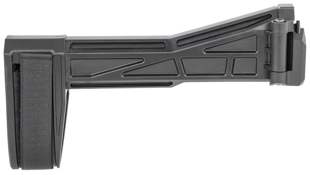 SB TACTICAL EVO201SB SBTEVO-G2 9.50" OAL SIDE FOLDING BLACK SYNTHETIC FOR CZ SCORPION