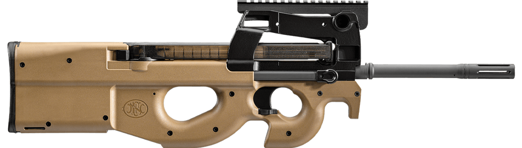 FN 3848950501 PS90 5.7X28MM 50+1 16.04" BLACK STEEL BARREL, FLAT DARK EARTH