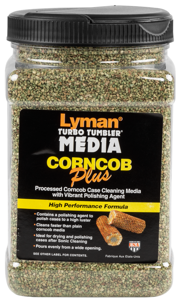 LYMAN 7631307 TURBO TUMBLER MEDIA 2 LBS CORNCOB PLUS