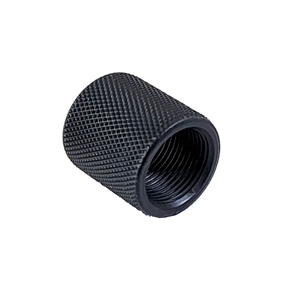 PHALANX 1/2-28 THREAD PROTECTOR, KNURLED BLUED