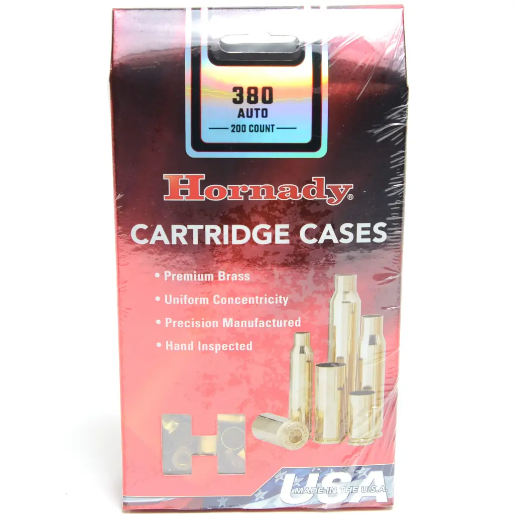 HORNADY 8710 380 ACP UNPRIMED BRASS HANDGUN BRASS 200 RNDS
