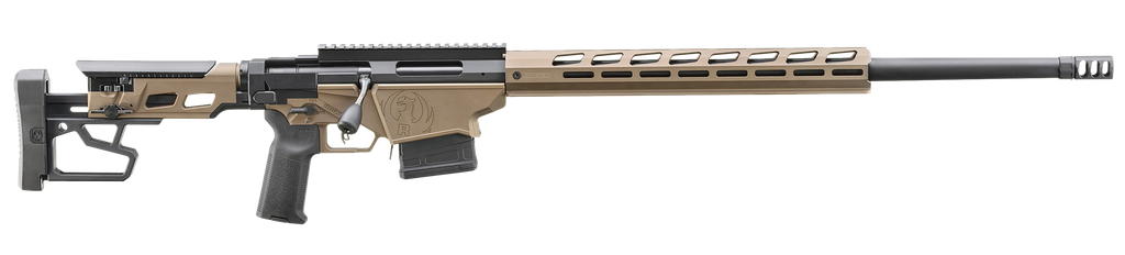 RUGER 18095 PRECISION 6.5 CREEDMOOR 10+1 24" SMOKED BRONZE CERAKOTE