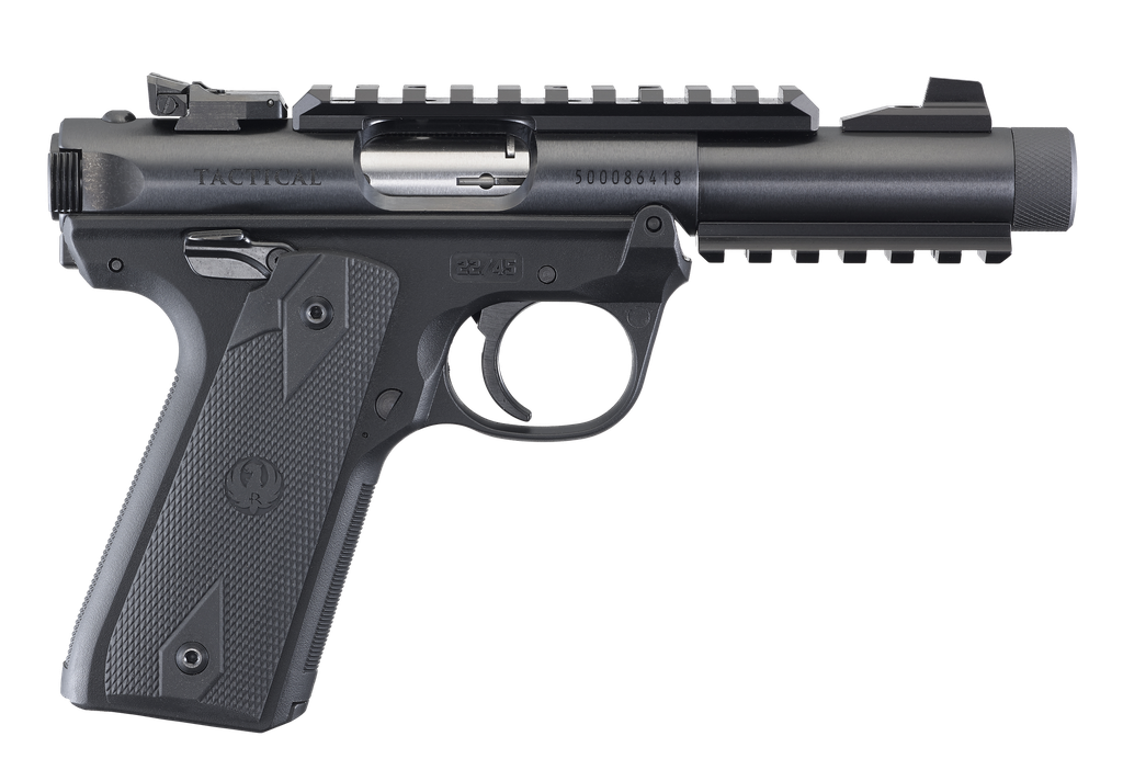 RUGER 40149 MARK IV 22/45 TACTICAL 22 LR 10+1 4.40" STEEL/THREADED BARREL