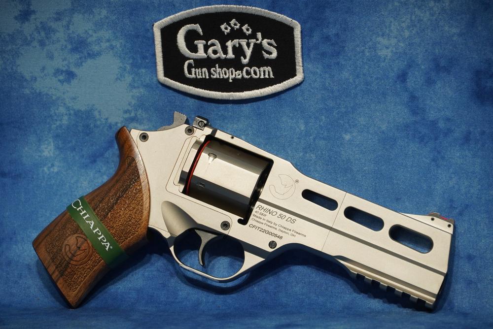 CHIAPPA FIREARMS 40S&W RHINO 50DS NICKEL 5" BBL 340.233