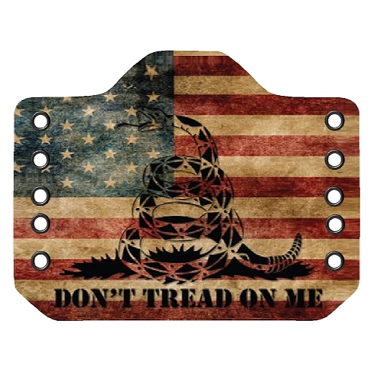 BULLSEYE HOLSTERS BH-KIT0OWB-020-XL-U OWB DON'T TREAD SNAKE XL - EXTRA LARGE #020