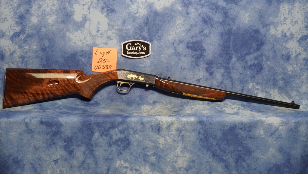 BROWNING 021002102 SA-22 GRADE VI 22 LR POLISHED BLUED 24K GOLD RECEIVER