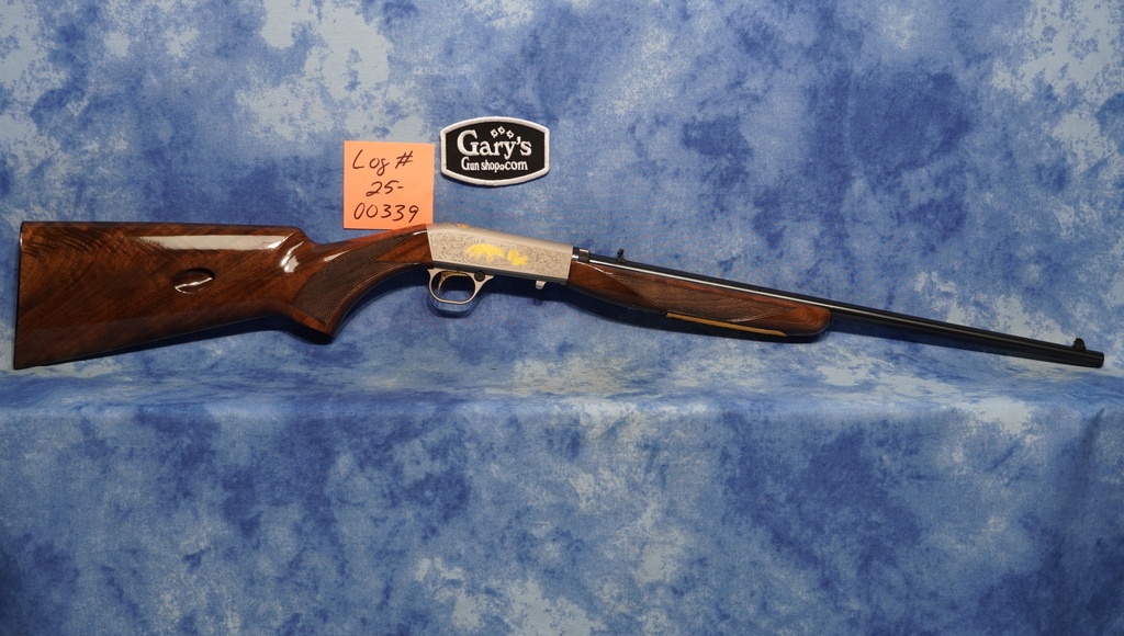 BROWNING 021003102 SA-22 GRADE VI 22 LR GRAYED 24K GOLD INLAY 