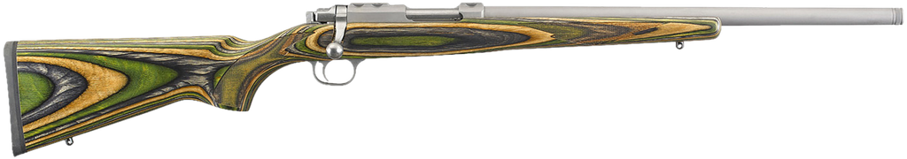 RUGER 7219 77/17 17 WSM 6+1 18.50" THREADED BARREL, MATTE SS LAMINATE