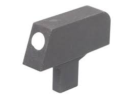 MARYLAND GUN WORKS FRONT SIGHT 1911 STAKE-ON NARROW TENON IMPROVED RAMP .195" HEIGHT .121" WIDTH STEEL WHITE DOT