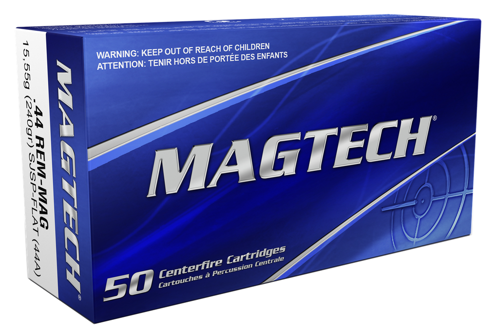 MAGTECH 44A RANGE / TRAINING 44 REM MAG 240 GRAIN SEMI JACKETED SOFT POINT 50 RNDS
