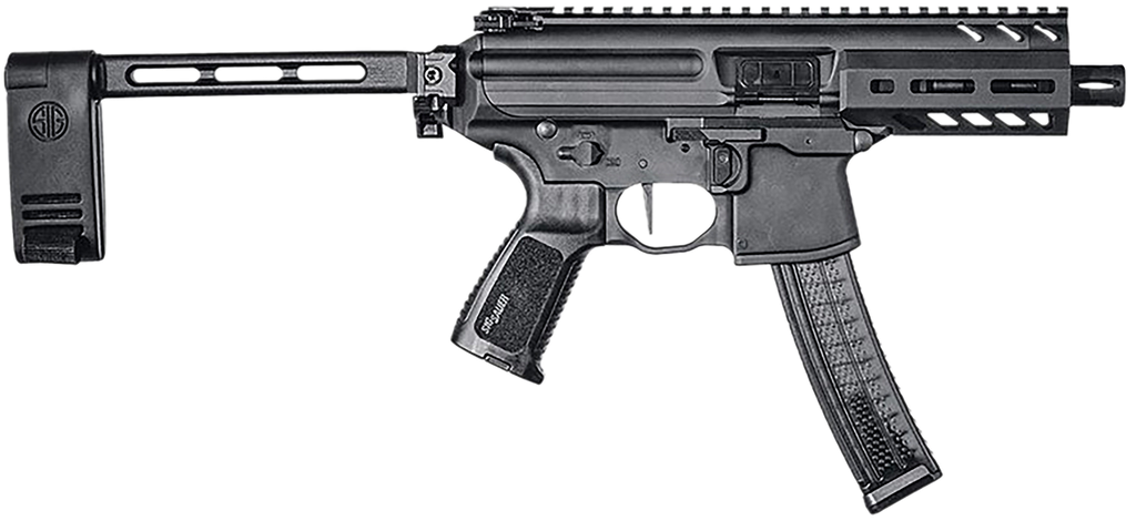 SIG SAUER PMPX-4B-9-35 MPX K 9MM 35+1 4.50" BLACK PISTOL W/BRACE