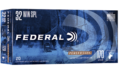 FEDERAL 32A POWER SHOK 32 WIN SPL 170 GRAIN JSP FN