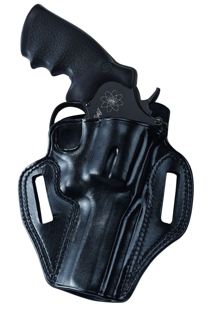 GALCO CM114B COMBAT MASTER OWB BLACK LEATHER S&W K FRAME FITS RUGER SECURITY-SIX  RH