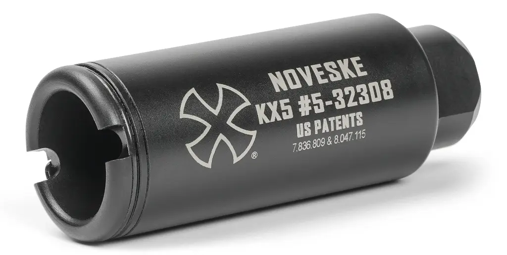 NOVESKE KX5 FLASH SUPPRESSOR 223 / 5.56MM 1/2X28 FLAMING PIG 5000519