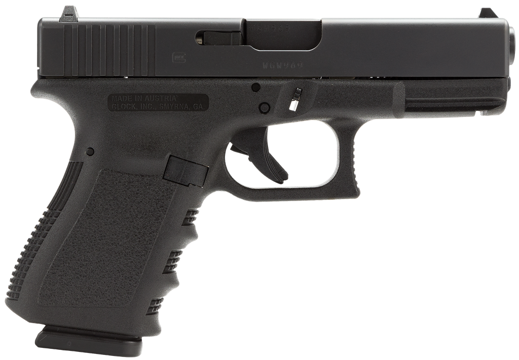GLOCK PI1950203 G19 GEN3 COMPACT FRAME 9MM LUGER 15+1 4.02" BLACK