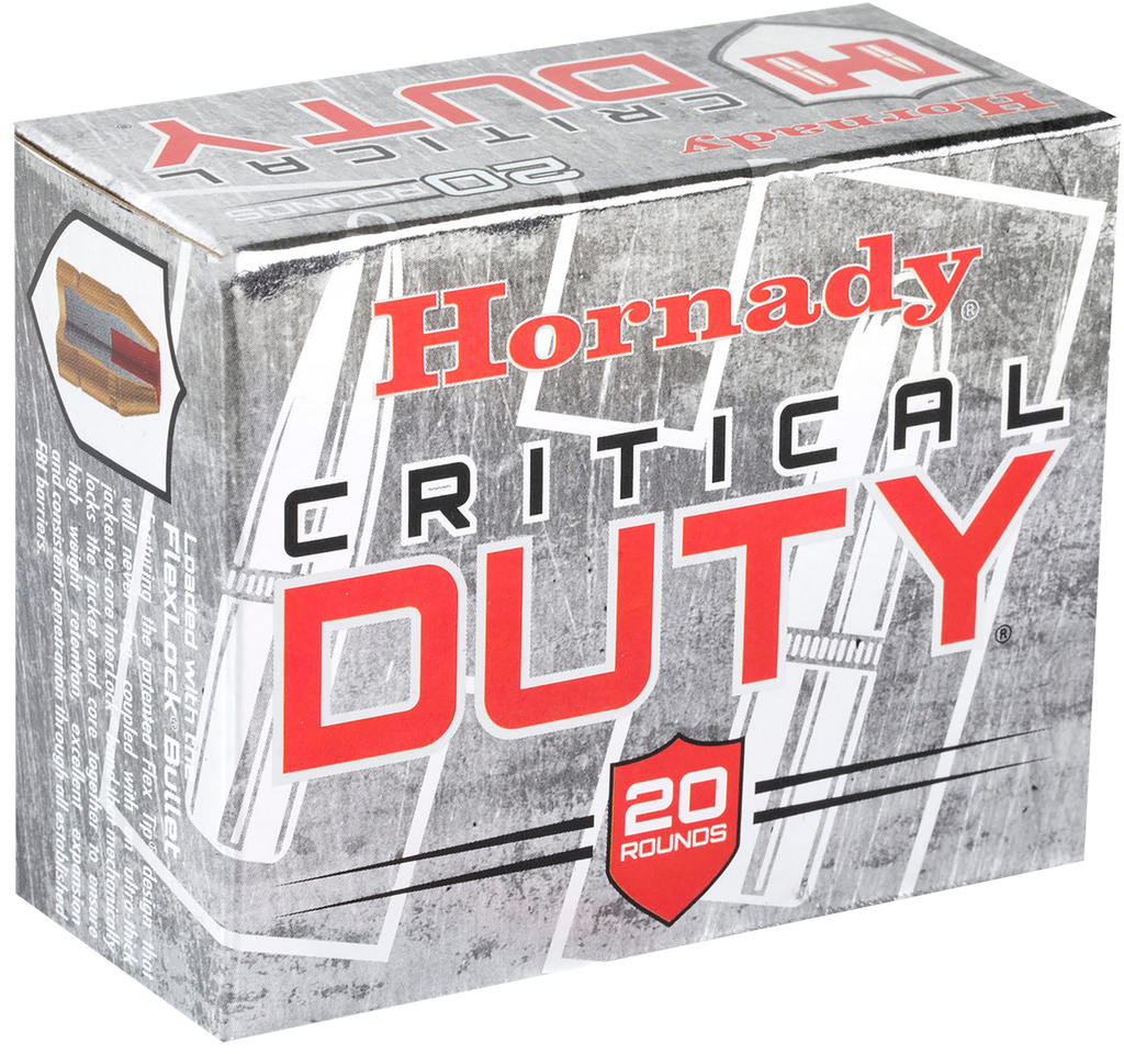 HORNADY 90926 CRITICAL DUTY 45ACP+P 220GR HORNADY FLEXLOCK 20 PER