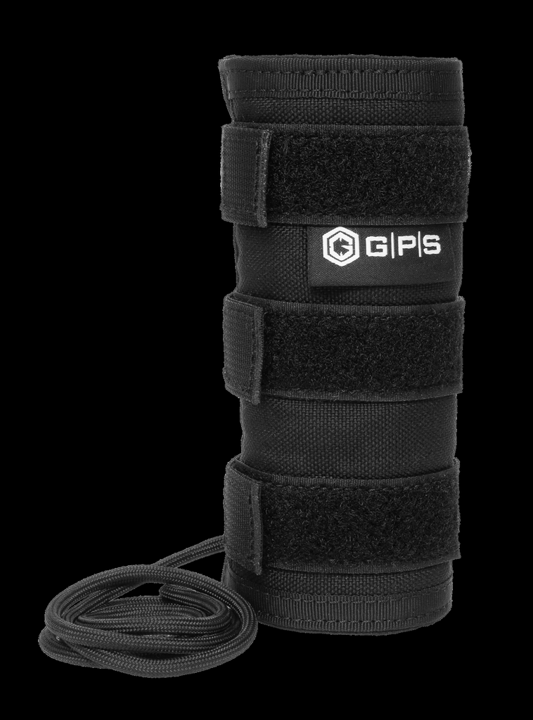 GPS TACTICAL SUPPRESSOR COVER 6" BLACK GPS-T800-6B